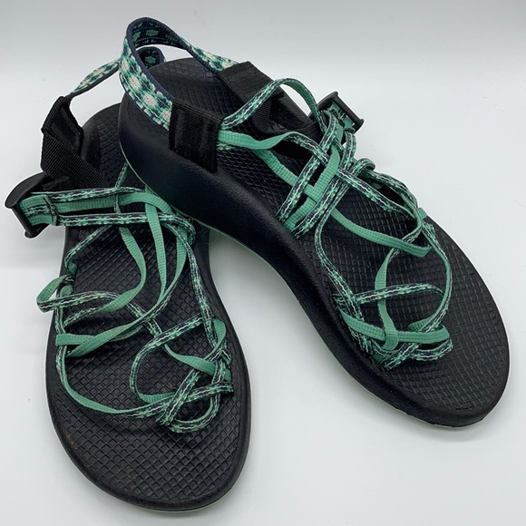 CHACO ZX/3 Classic Sandals Chuckwalla Aqua Size 8 - Picture 1 of 9